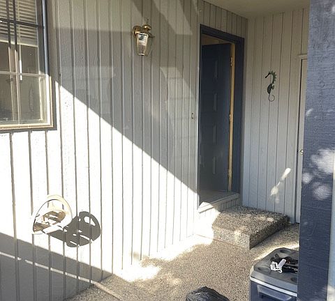 Front door from walkway