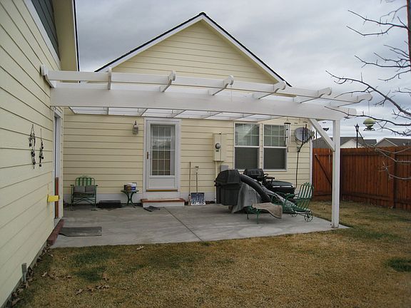 private backyard patio