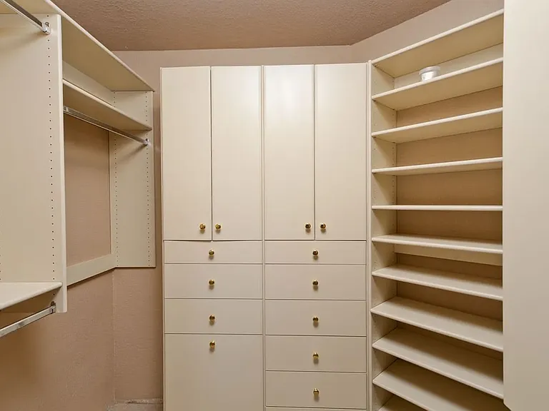 Master walk-in closet