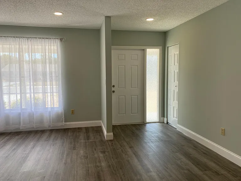Front entrance from living room.