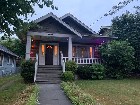 House exterior on an early summer evening