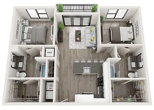 Floor plan B1