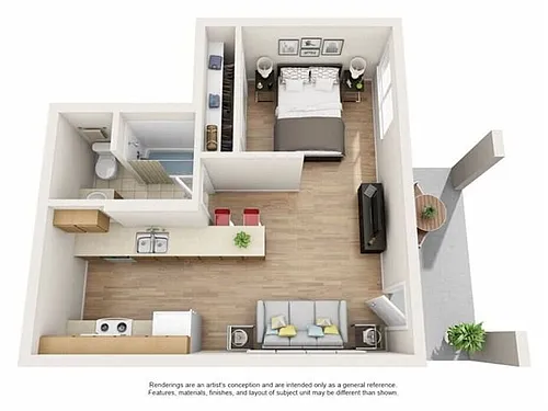 Floor plan Studio