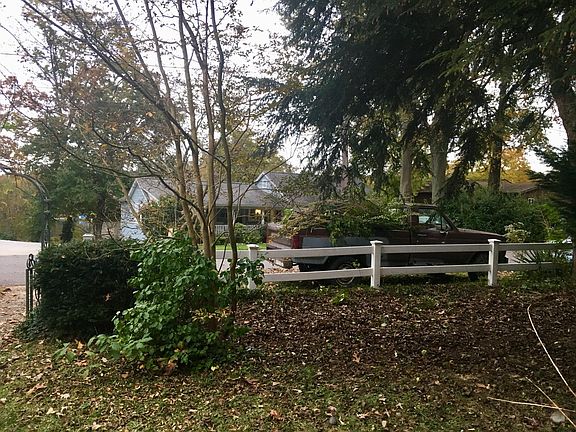 looking towards water from front porch