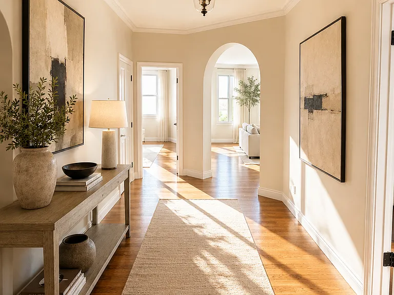 Unit #504 large formal foyer!
