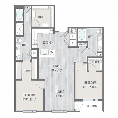 Floor plan Prairie Clover