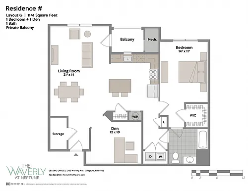 Floor plan Layout G