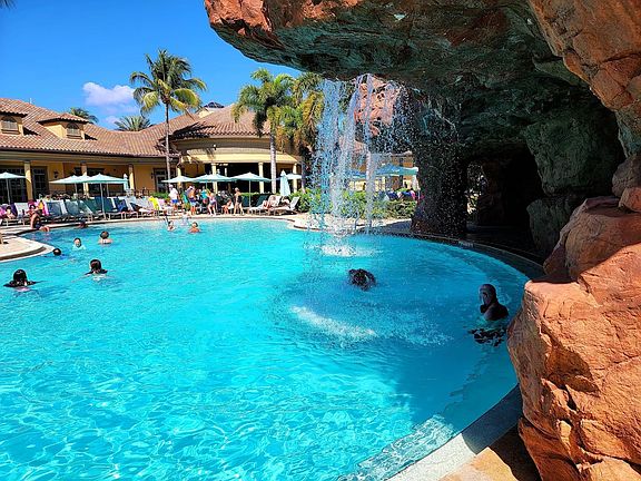 Three Swimming pools with waterfalls, childrens pool and lap pool
