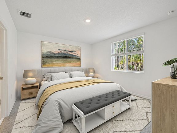 The Sawyer floorplan modeled at Ridgehaven Villas.