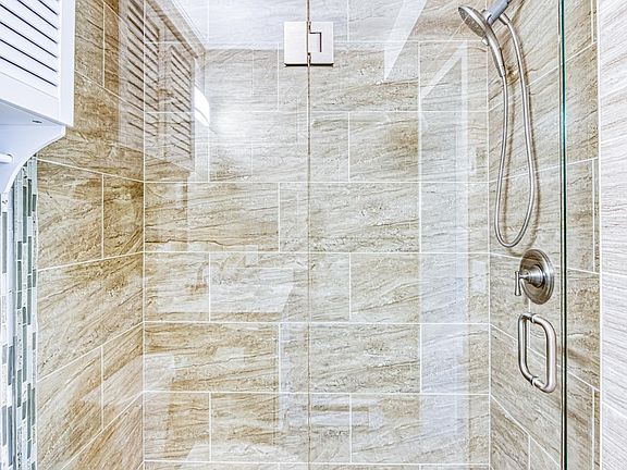 New walk in shower