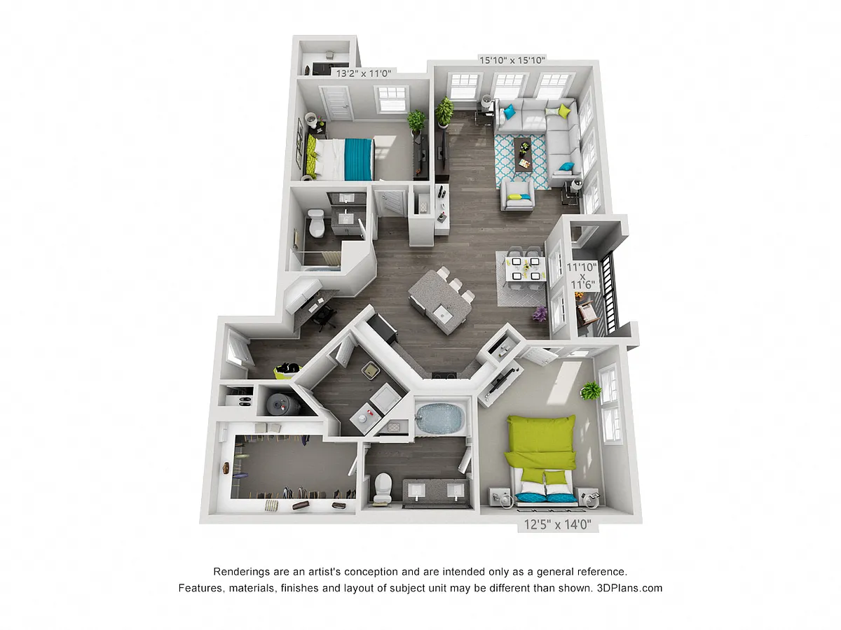 Floor plan The River
