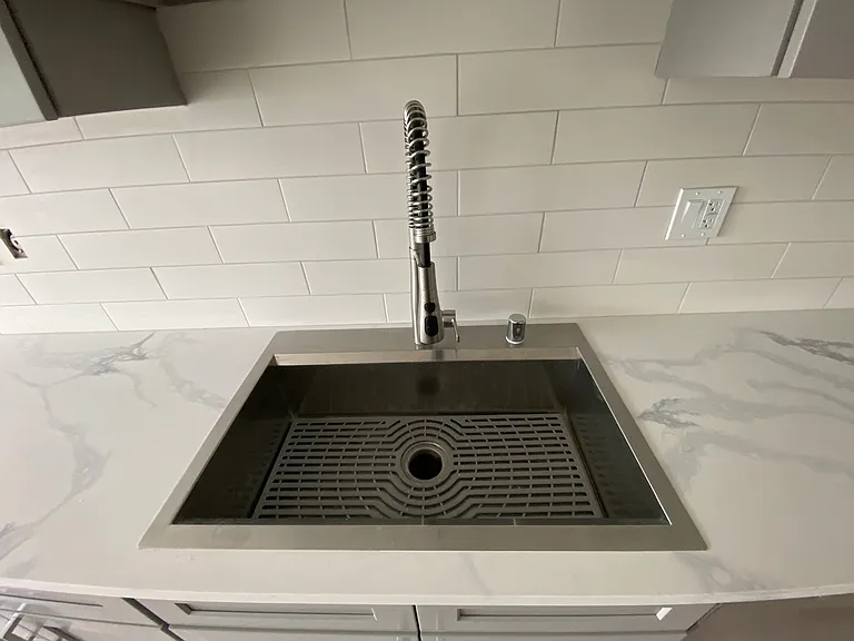 Workstation Sink with garbage disposal