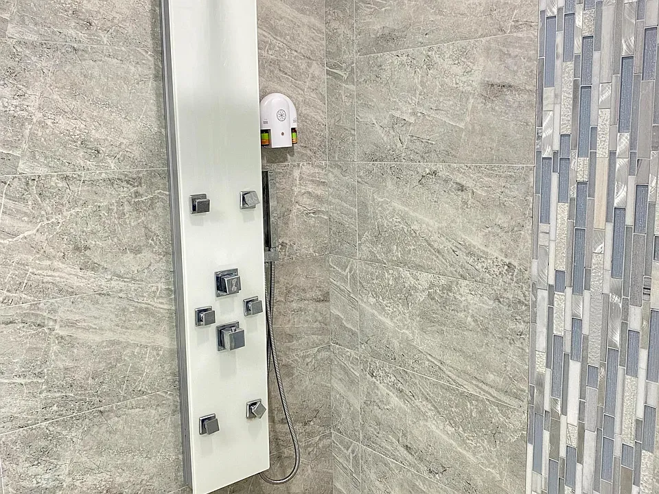 High end shower body and handle extension