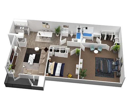Floor plan B1