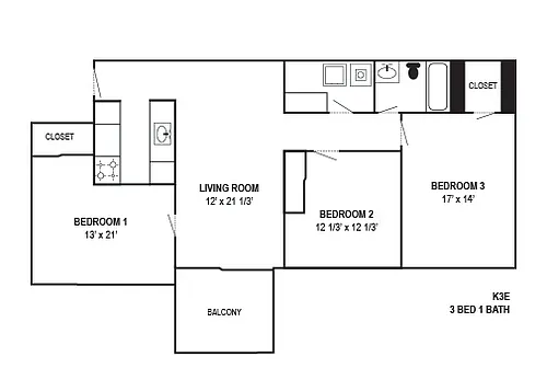 Floor plan K3E