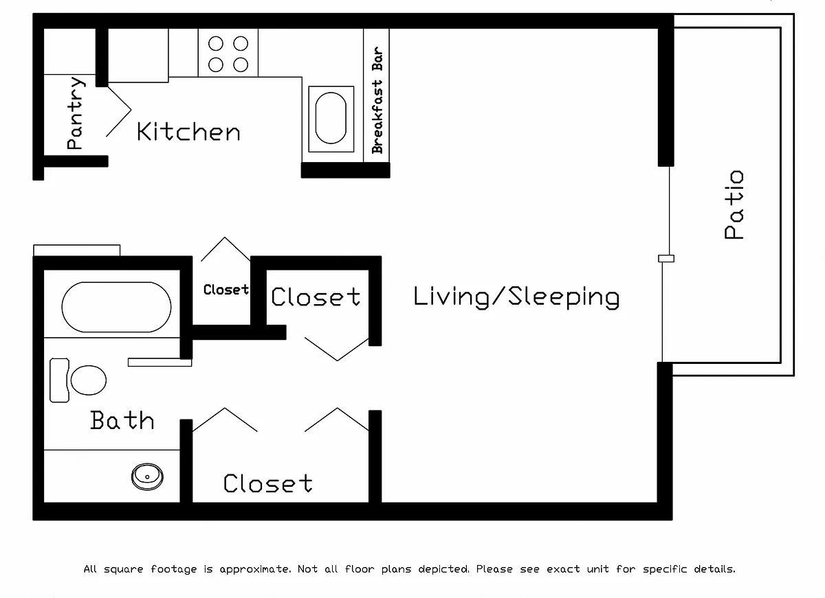Floor plan Studio