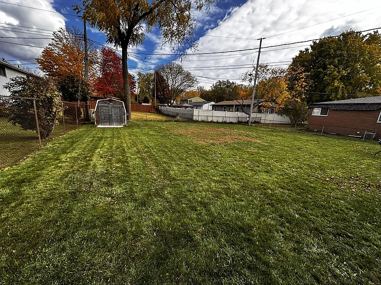 Fenced Back Yard