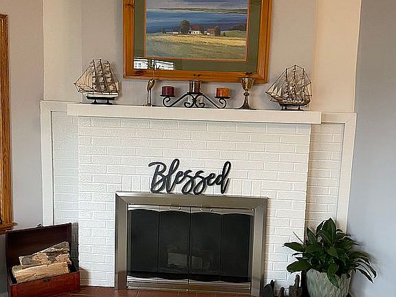 Wood Burning Fireplace