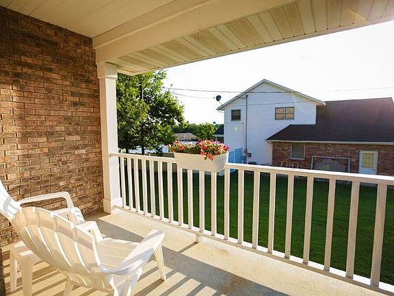 Front porch viewing west