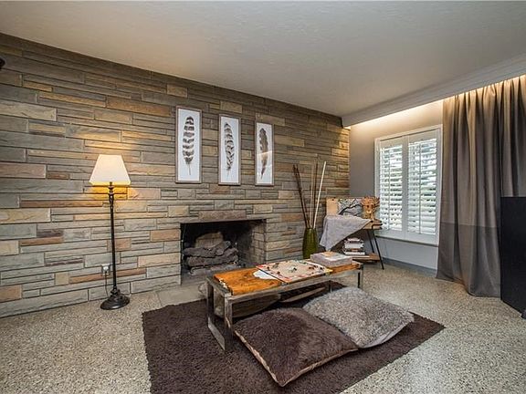 Gas Stone Fireplace!