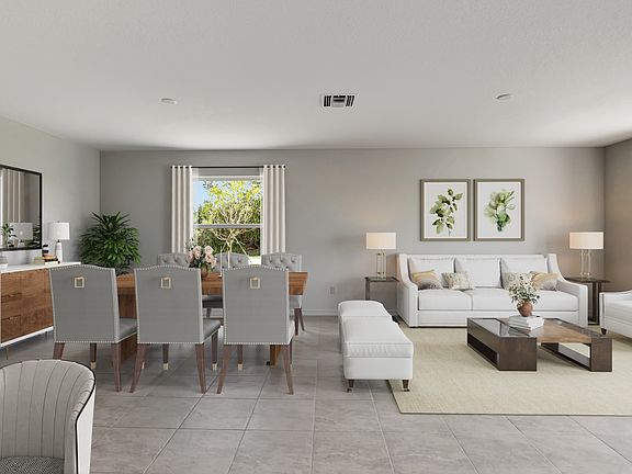 Open, airy floorplan