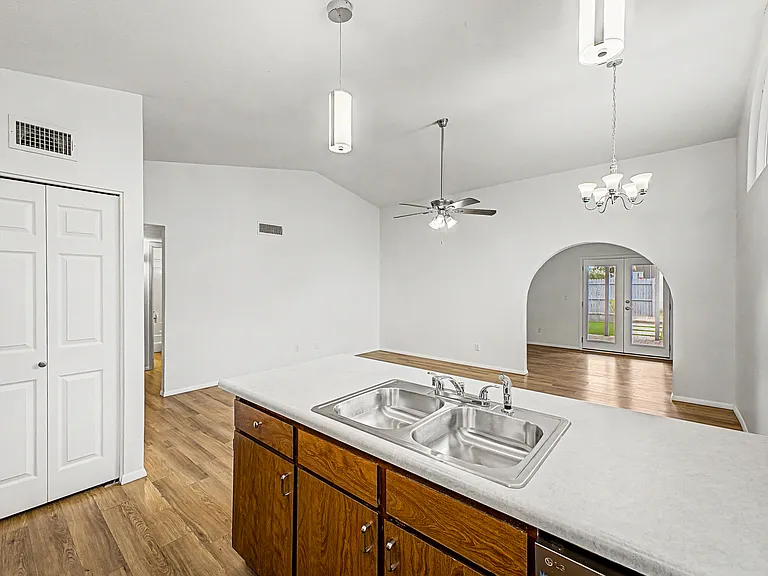 Kitchen to Living/Dining Area
