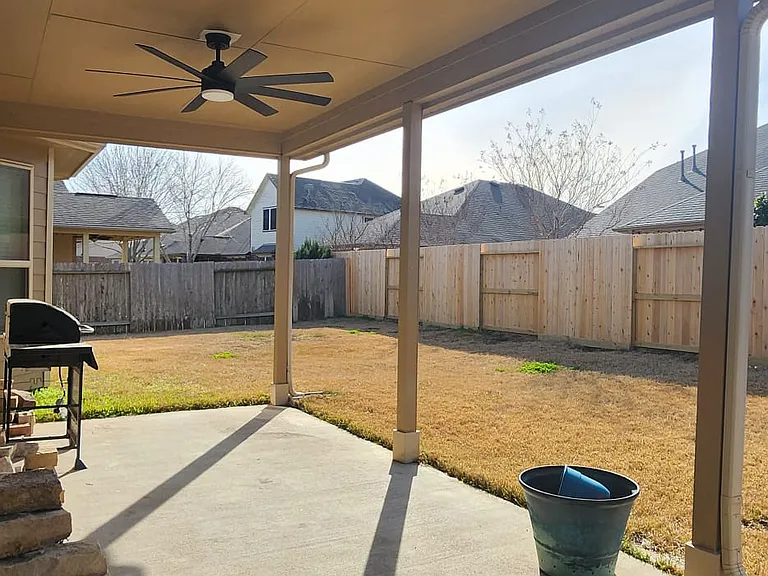 Back patio