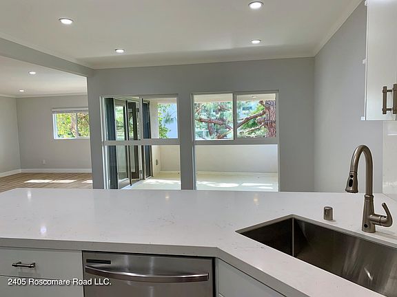 Kitchen Looking to Dining Noon and Terrace