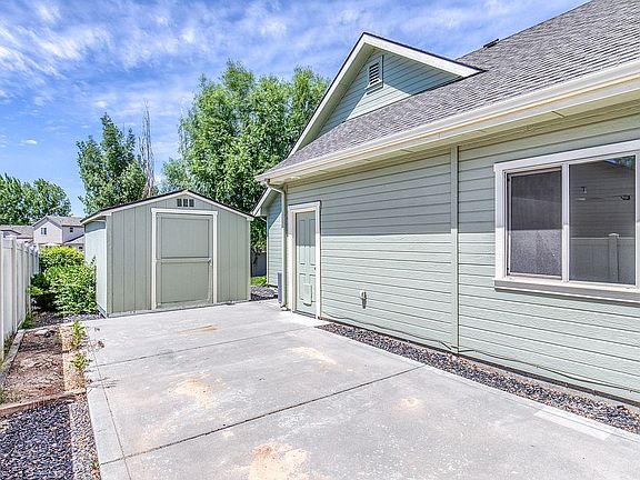 RV pad and storage shed