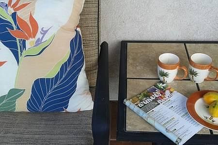 Enjoy Coffee on the Front Lanai or Sunset Ocean View in the 