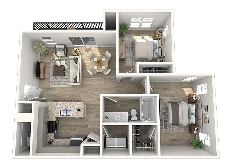 Floor plan 2X1-904
