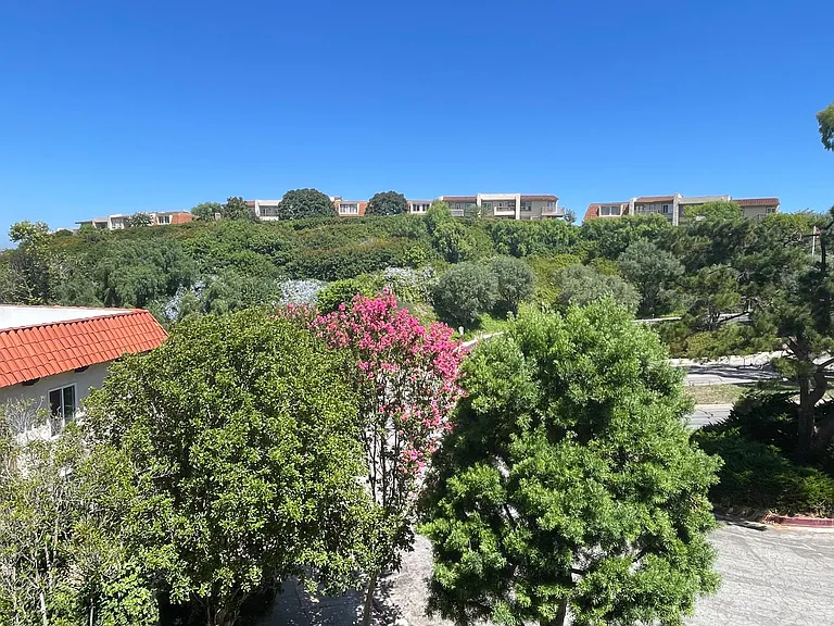 Open view of outside of the balcony