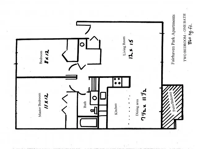 Floor plan 2X1
