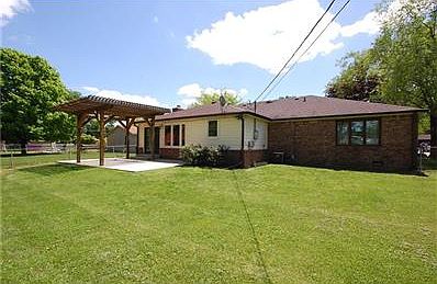 Fully fenced backyard