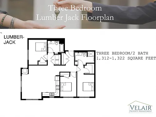 Floor plan 3 Bedrooms