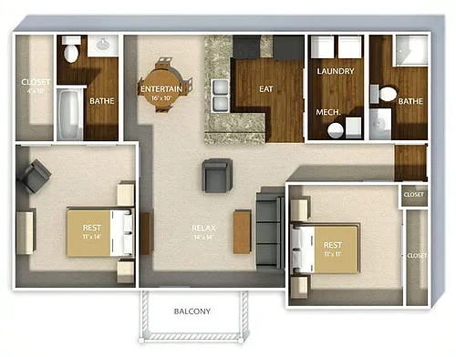 Floor plan The London