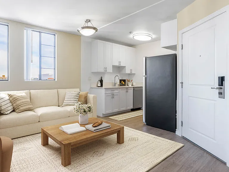 Living Room with Hard Surface Flooring