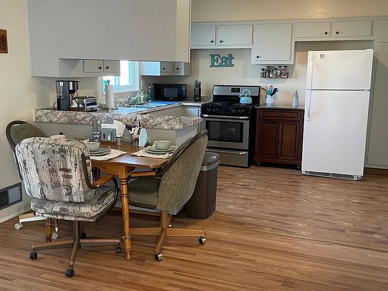 View From Living Room into Kitchen