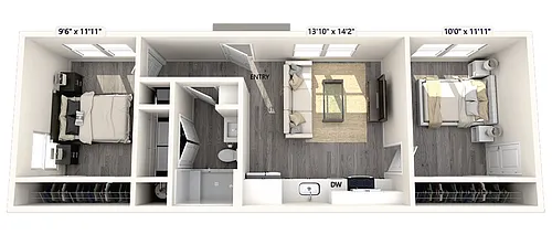 Floor plan ADU-665