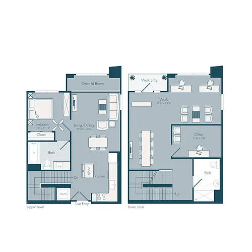 Floor plan Live Work