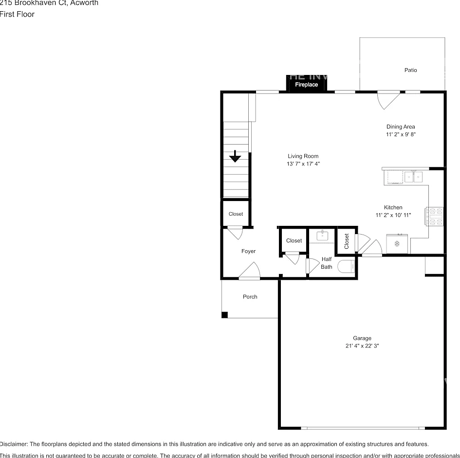 215 Brookhaven Ct Acworth, GA 30102 — Photo 2