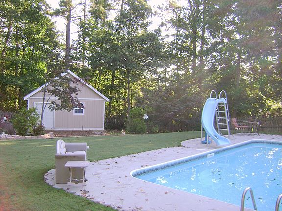 Pool and Shed