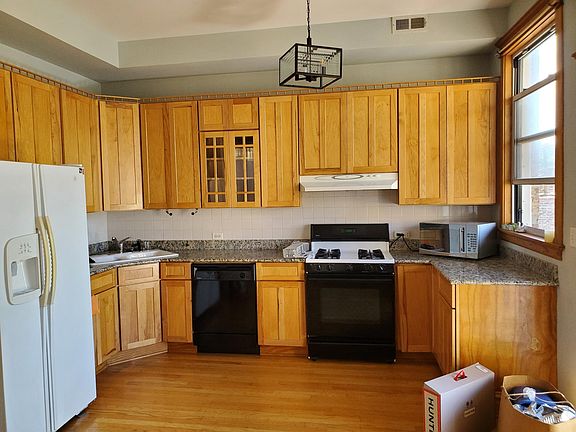 large kitchen with room for table and island