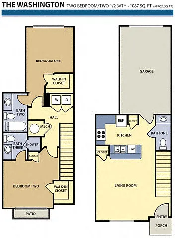 Floor plan The Washington