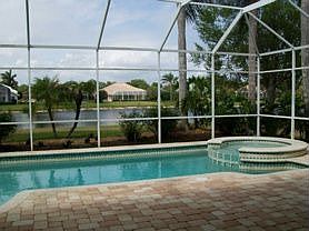 Pool with Lake View