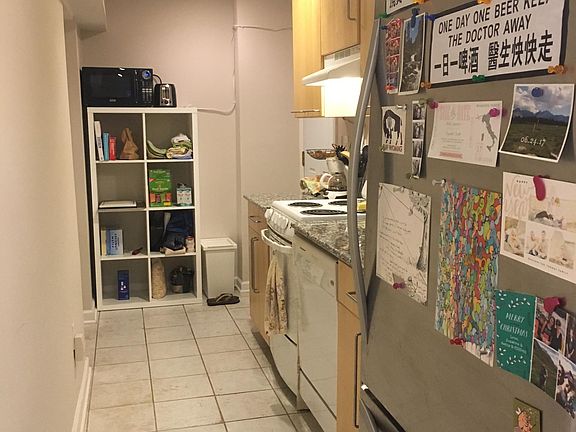 Entering the kitchen from the living area.