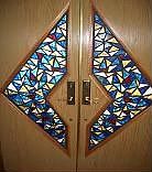 Artist crafted front doors
