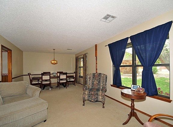 Spacious living dining room combo