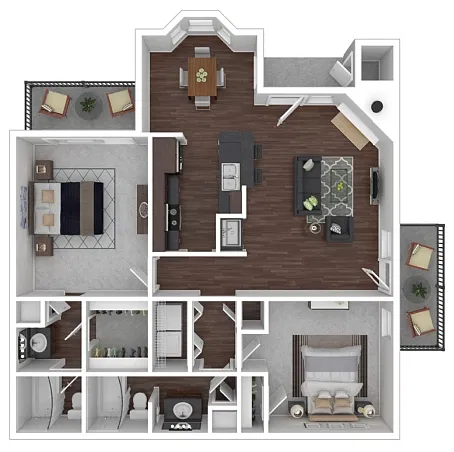 Floor plan B2 Reno