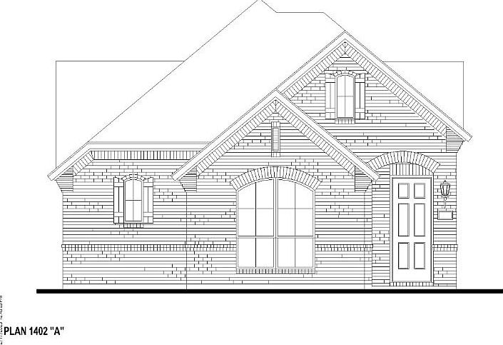 Plan 1402 Elevation A